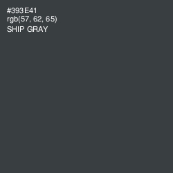 #393E41 - Ship Gray Color Image